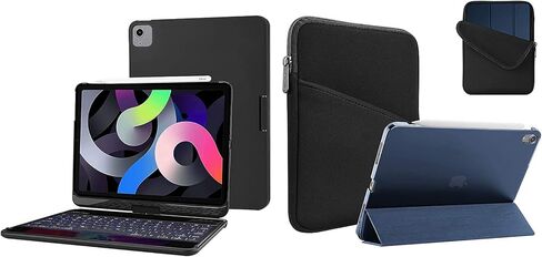 حافظة لوحة المفاتيح ProCase لجهاز iPad Air 4th Gen 10.9 بوصة 2020 / iPad Pro 11 بوصة 2018 2020 (الجيل الأول والثاني) مع حافظة iPad Air 4 مقاس 10.9 بوصة 2020 مع حافظة لجهاز الكمبيوتر اللوحي in Kuwait