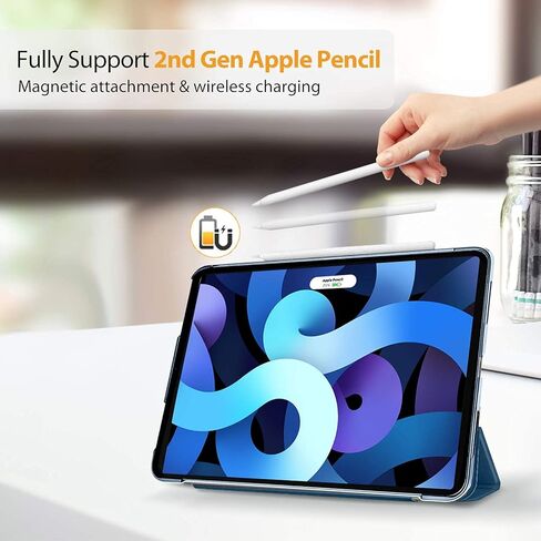 حافظة لوحة المفاتيح ProCase لجهاز iPad Air 4th Gen 10.9 بوصة 2020 / iPad Pro 11 بوصة 2018 2020 (الجيل الأول والثاني) مع حافظة iPad Air 4 مقاس 10.9 بوصة 2020 مع حافظة لجهاز الكمبيوتر اللوحي in Kuwait