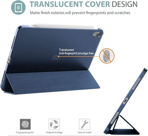 حافظة لوحة المفاتيح ProCase لجهاز iPad Air 4th Gen 10.9 بوصة 2020 / iPad Pro 11 بوصة 2018 2020 (الجيل الأول والثاني) مع حافظة iPad Air 4 مقاس 10.9 بوصة 2020 مع حافظة لجهاز الكمبيوتر اللوحي in Kuwait