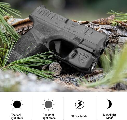 WARRIORLAND IWB Kydex Holster with 150 Lumens Min Gun Light Combo, Springfield Micro Compact Hellcat Pistol, 150 Lumens Hellcat Handgun Light, LED Tactical Flashlight SL-1 w/Hellcat Holster in Kuwait