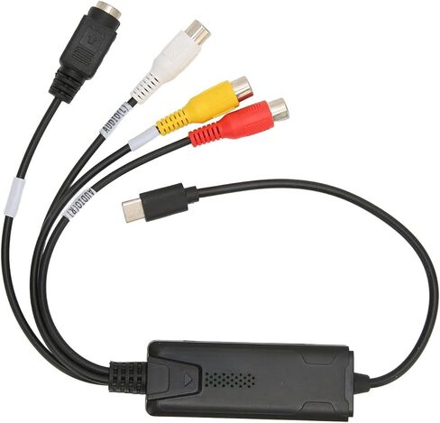 Keenso USB Type C 2.0 Sound Video Card Adapter for Vista 10 8 7, Plug and Play Device for Game Recording in Saudi Arabia