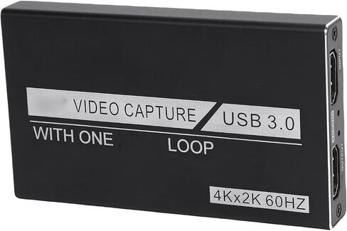 بطاقة فيديو Dpofirs 1080P مع حلقة خارجية وإدخال ميكروفون للاجتماعات عبر الإنترنت، متوافقة مع كاميرات Switch وDSLR in Saudi Arabia