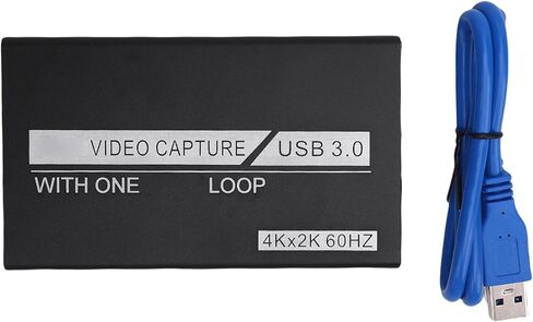 بطاقة فيديو Dpofirs 1080P مع حلقة خارجية وإدخال ميكروفون للاجتماعات عبر الإنترنت، متوافقة مع كاميرات Switch وDSLR in Saudi Arabia