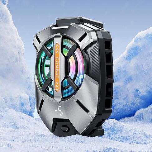 Cell Phone Cooler For Gaming, Cellphone Radiator With Dual Semi-Conductor Cooling Chip, Phone Cooling Fan For Various Mobile Phone Models/Tablet in Saudi Arabia