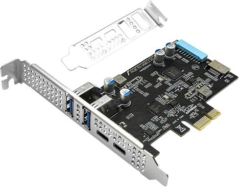 بطاقة توسيع PCIe ذات 19 سنًا تتميز بـ 4 منافذ سريعة السرعة وتوافق الأنظمة العالمية بطاقة USB PCIe in Kuwait