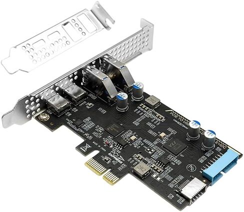بطاقة توسيع PCIe ذات 19 سنًا تتميز بـ 4 منافذ سريعة السرعة وتوافق الأنظمة العالمية بطاقة USB PCIe in Kuwait
