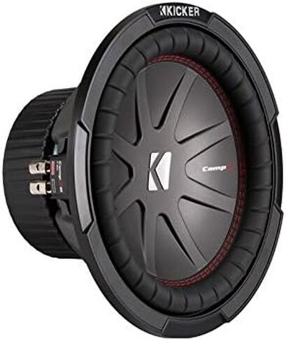 Harmony Audio Kicker (2) 43CWR102 10 بوصة CompR CWR10 مجموعة مضخم صوت فرعي 400 وات RMS مع مضخم صوت Harmony HA-A800.1 ومجموعة مضخم الصوت in Saudi Arabia