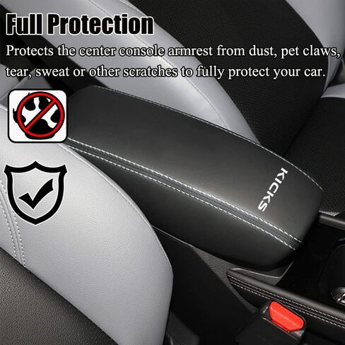 Xiter 1PC Center Center Cover Cover Cover Recrost Pad Pad Protector Plat Cover مقاومة للماء مضاد للخلع من Nissan Kicks 2018 2019 2020 2021 2022 2023 2024 (غير مناسب للغرز) in Saudi Arabia