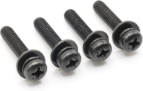 ReplacementScrews Stand Screws Compatible with LG OLED42C5PUA - 42 Inch C5 Series TV - Complete Feet/Legs Screw Set (Pack of 4) in Saudi Arabia