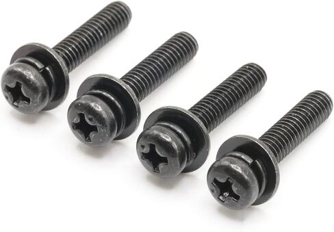 ReplacementScrews Stand Screws Compatible with LG OLED42C5PUA - 42 Inch C5 Series TV - Complete Feet/Legs Screw Set (Pack of 4) in Saudi Arabia