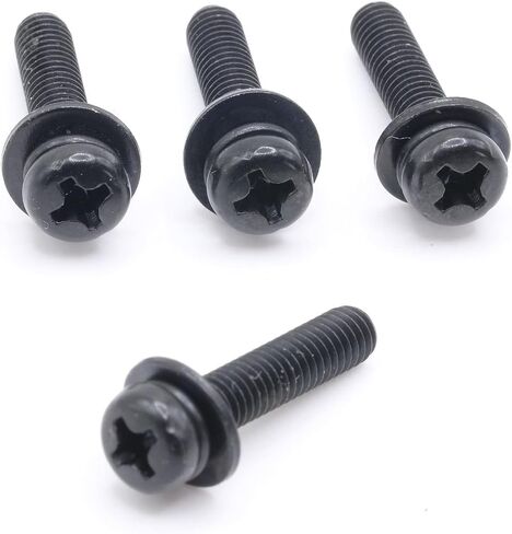 ReplacementScrews Stand Screws Compatible with LG OLED42C5PUA - 42 Inch C5 Series TV - Complete Feet/Legs Screw Set (Pack of 4) in Saudi Arabia