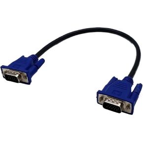 V/GA Extension Cable HD 15 Pin Male to Male V/GA Cables Cord Wire Line Copper Core for PC Computer M>oni>tor Projector(50cm) in Kuwait