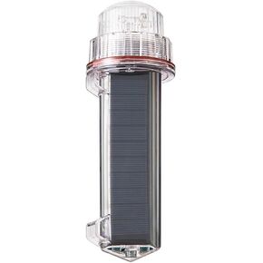 Solar Beacon Lamp Waterproof Fishing Buoy Signal Lamp Fishing Net Flashing Torpedo Warning Lamp Marine Tricolor Lamp(C) in Saudi Arabia