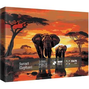 Animal Bear Jigsaw Puzzles for Adult 1000 Piece, Difficult Hard Impossible Puzzles for Adults, Nature Hunting Puzzle 1000 Piece in Saudi Arabia