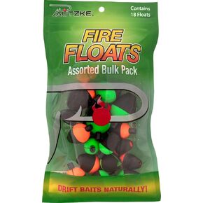 Pautzke Bait Fire Floats Trout Fishing Bobbers, Two-Tone Design, Lightweight, Durable, Ideal for Small Creeks, Streams, Rivers, Lakes, Available in Bulk Pack, Large, Combo, Small (18, Bulk Pack) in Saudi Arabia