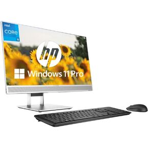 كمبيوتر مكتبي HP EliteOne 800 G4 الكل في واحد 23.8 بوصة FHD، Core i5-8400، 16 جيجابايت DDR4 RAM 512 جيجابايت SSD، ماوس ولوحة مفاتيح، HDMI، Type-C، Windows 11 Pro 64Bit (متجدد) in Saudi Arabia