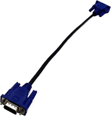 V/GA Extension Cable HD 15 Pin Male to Male V/GA Cables Cord Wire Line Copper Core for PC Computer M>oni>tor Projector(50cm) in Saudi Arabia