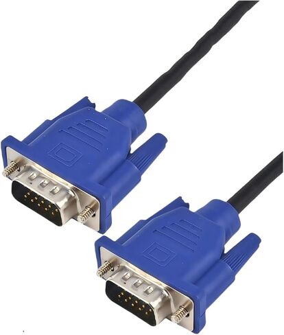 1.300cm V/GA Extension Cable Computer M>oni>tor V/GA M/M Wire HD 15Pin Male to Male V/GA Cord Copper Line for PC Projector in Saudi Arabia