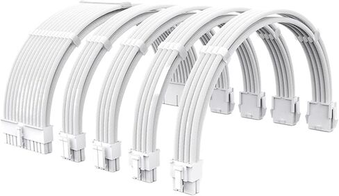 TC-35 Series PSU Extension Cable Kit Sol*/id Color Cable Sol*/id 350mm ATX24Pin PCI-E8Pin CPU8Pin with Combs(E) in Saudi Arabia