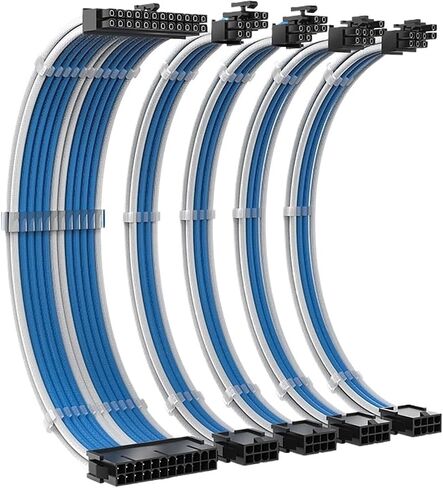 TC-35 Series PSU Extension Cable Kit Sol*/id Color Cable Sol*/id 350mm ATX24Pin PCI-E8Pin CPU8Pin with Combs(E) in Saudi Arabia