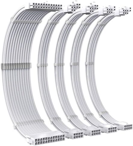 TC-35 Series PSU Extension Cable Kit Sol*/id Color Cable Sol*/id 350mm ATX24Pin PCI-E8Pin CPU8Pin with Combs(E) in Saudi Arabia
