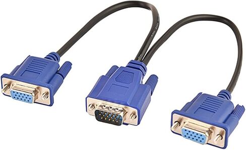 V/GA O ne to Two Wire 3 6 Computer Split Screen Cable V/GA O ne Drag Two M>oni>tor Video HD Cable 1 to 2 in Saudi Arabia