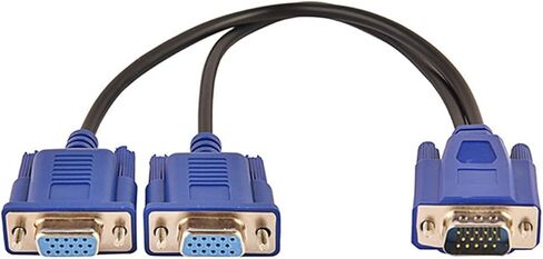 V/GA O ne to Two Wire 3 6 Computer Split Screen Cable V/GA O ne Drag Two M>oni>tor Video HD Cable 1 to 2 in Saudi Arabia