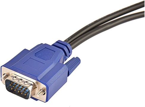 V/GA O ne to Two Wire 3 6 Computer Split Screen Cable V/GA O ne Drag Two M>oni>tor Video HD Cable 1 to 2 in Kuwait