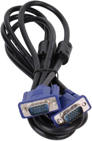 1.5M V/GA to V/GA Cable 15 Pin Male to Male Extension Converter Connector for Computer M>oni>tor Projector PC TV Adapter(3m) in Saudi Arabia