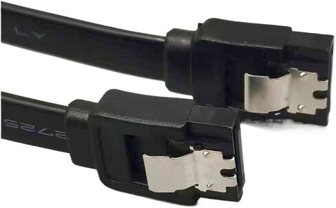 كابل مرفق SATA 3.0 يسار يمين لأعلى لأسفل SATA 3.0 III SATA3 سلك بيانات 6 جيجابايت/ثانية بيانات القرص الصلب لقناة S/A/S (0.4 متر، الزاوية اليمنى) in Saudi Arabia