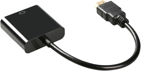 HD 1080P HDMI to V/GA Cable Converter with Power Supply HDMI Male to V/GA Female Converter Adapter for Tablet PC TV in Saudi Arabia