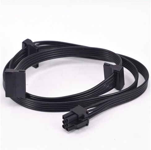 كابل إمداد الطاقة PCI-e 6Pin 1 إلى 3 SATA 4Pin IDE GPU 8Pin إلى 6+2Pin CPU 4+4 Pin للمفاعل الأساسي 850 وات 650 وات (مجموعة كاملة) in Saudi Arabia