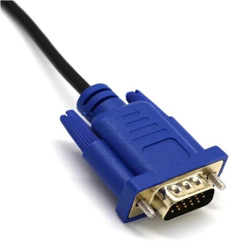1pcs HDMI-Compatible to V/GA Cable Male to Male 1.8M Video Adapter Only for HD Player to HDTV in Saudi Arabia