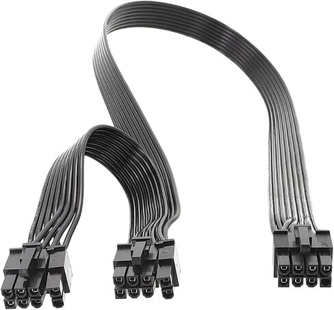 PCIe 8pin to 6+2Pin Power Supply Cable GPU 8 Pin to Two 6+2 PSUs Modular Cable(Green) in Saudi Arabia