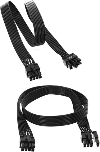 PCIe 8pin to 6+2Pin Power Supply Cable GPU 8 Pin to Two 6+2 PSUs Modular Cable(Green) in Saudi Arabia