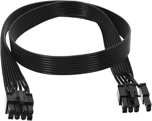 PCIe 8pin to 6+2Pin Power Supply Cable GPU 8 Pin to Two 6+2 PSUs Modular Cable(Green) in Saudi Arabia