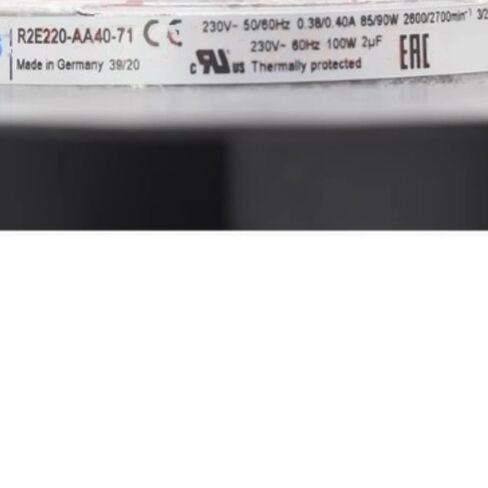R2E220-AA40-71 230 فولت 0.38/0.40 أمبير 85/90 وات 2600/2700 دورة في الدقيقة مروحة تبريد 220 مم in Kuwait