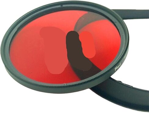 Full Red Color Lens Filter for Canon for Nikon Camera Lenses 37 40.5 46 49 52 55 58 62 67 72 77 mm 49mm 52mm 55mm 58mm 67mm 77mm Excellent(72mm) in Saudi Arabia