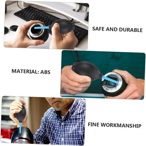DOITOOL 4pcs Portable Air Blower Dust Cleaner Kit for Camera Lens Sensor Computer Keyboard with One Way Valve Ergonomic Design for Safe Dust Removal in Saudi Arabia