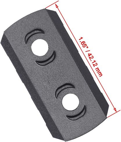 قسم السكك الحديدية TuFok Picatinny لـ Mlock - رفيع 0.27 بوصة ارتفاع السكك الحديدية مرفق محول السكك الحديدية جبل Alumimun 3-Slot in Kuwait