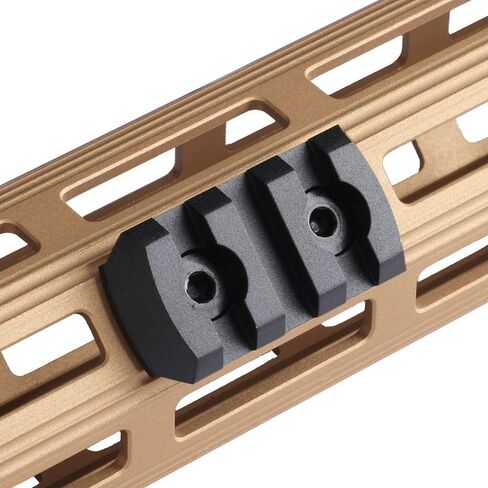 قسم السكك الحديدية TuFok Picatinny لـ Mlock - رفيع 0.27 بوصة ارتفاع السكك الحديدية مرفق محول السكك الحديدية جبل Alumimun 3-Slot in Kuwait