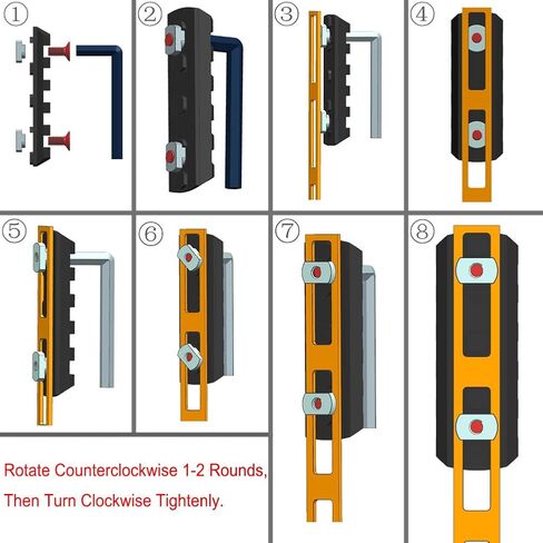 قسم السكك الحديدية TuFok Picatinny لـ Mlock - رفيع 0.27 بوصة ارتفاع السكك الحديدية مرفق محول السكك الحديدية جبل Alumimun 3-Slot in Kuwait