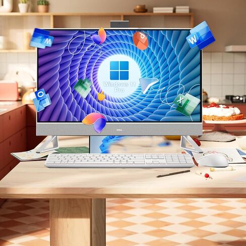 كمبيوتر مكتبي Dell Inspiron 7730 الكل في واحد، شاشة لمس FHD 27 بوصة، Intel Core 7-150U (حتى 5.4 جيجا هرتز)، GeForce MX570A، WiFi 6E، لوحة مفاتيح وماوس لاسلكي، Windows 11 Pro، ملحقات (64 جيجابايت رام، 4 تيرابايت SSD) in Saudi Arabia
