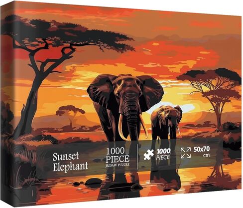Animal Bear Jigsaw Puzzles for Adult 1000 Piece, Difficult Hard Impossible Puzzles for Adults, Nature Hunting Puzzle 1000 Piece in Kuwait