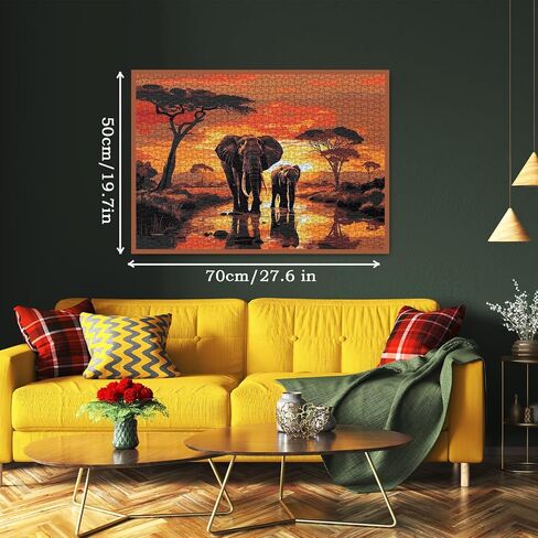 Animal Bear Jigsaw Puzzles for Adult 1000 Piece, Difficult Hard Impossible Puzzles for Adults, Nature Hunting Puzzle 1000 Piece in Kuwait