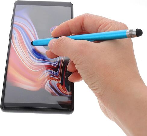 4pcs Double-Sided Capacitive Touch Screen Pen with Rubber Tips Lightweight Magnesium Aluminum Alloy Stylus for Tablets and Phones Smooth Precise Writing and Drawing Multi-Color in Saudi Arabia