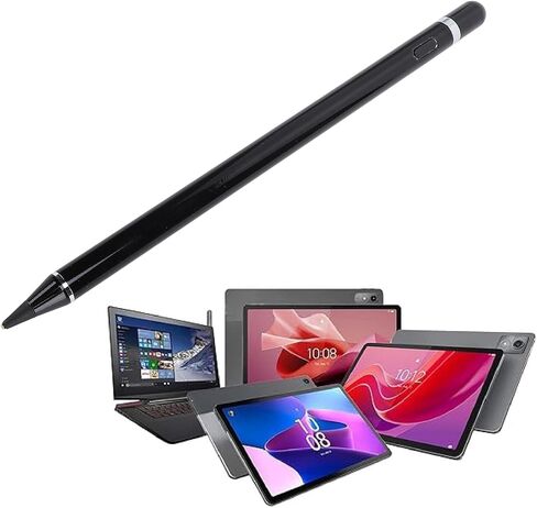 Pen for iOS Pro Air Tablet, Active Pen with Palm Rejection, High Sensitivity, Rechargeable Pencil for 11/X/8/7/6/5/4 Seties Phone (Black) in Saudi Arabia