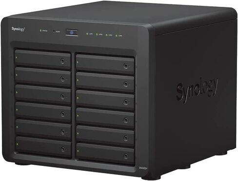 Synology DiskStation DS2422+ NAS Server مع وحدة المعالجة المركزية Ryzen 2.2 جيجا هرتز، وذاكرة 32 جيجا بايت، وتخزين محرك الأقراص الثابتة 216 تيرابايت، و4 منافذ LAN بسرعة 1 جيجابت، ونظام تشغيل DSM in Saudi Arabia
