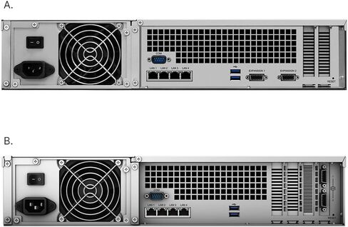 Synology RackStation RS3618xs NAS Server with Xeon 2.4GHz CPU, 64GB Memory, 96TB SSD Storage, 4 x 1GbE LAN Ports, DSM Operating System Bundle with Rail kit in Saudi Arabia
