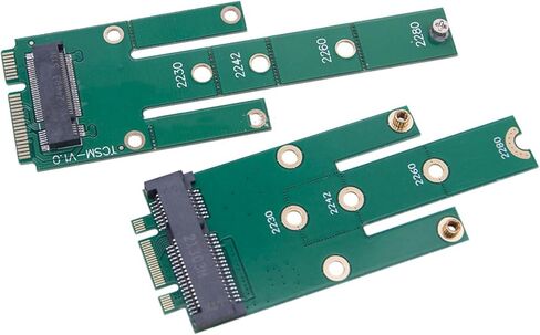 M.2 NGFF SSD Male Converters MSATA to NGFF Convert Card MSATA NGFF to MSATA Male M.2 Adapter for 2230 2280 M.2 SSD Card in Saudi Arabia